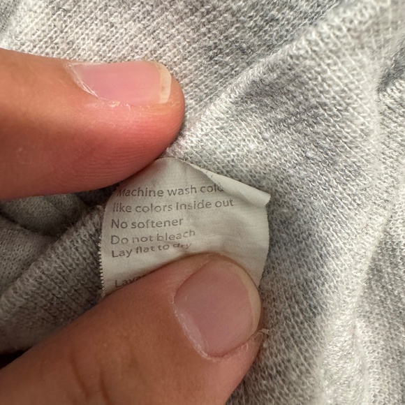 Fabletics Crew Neck Sweatshirt - Heather Gray - Women's Size L - Picture 4 of 5